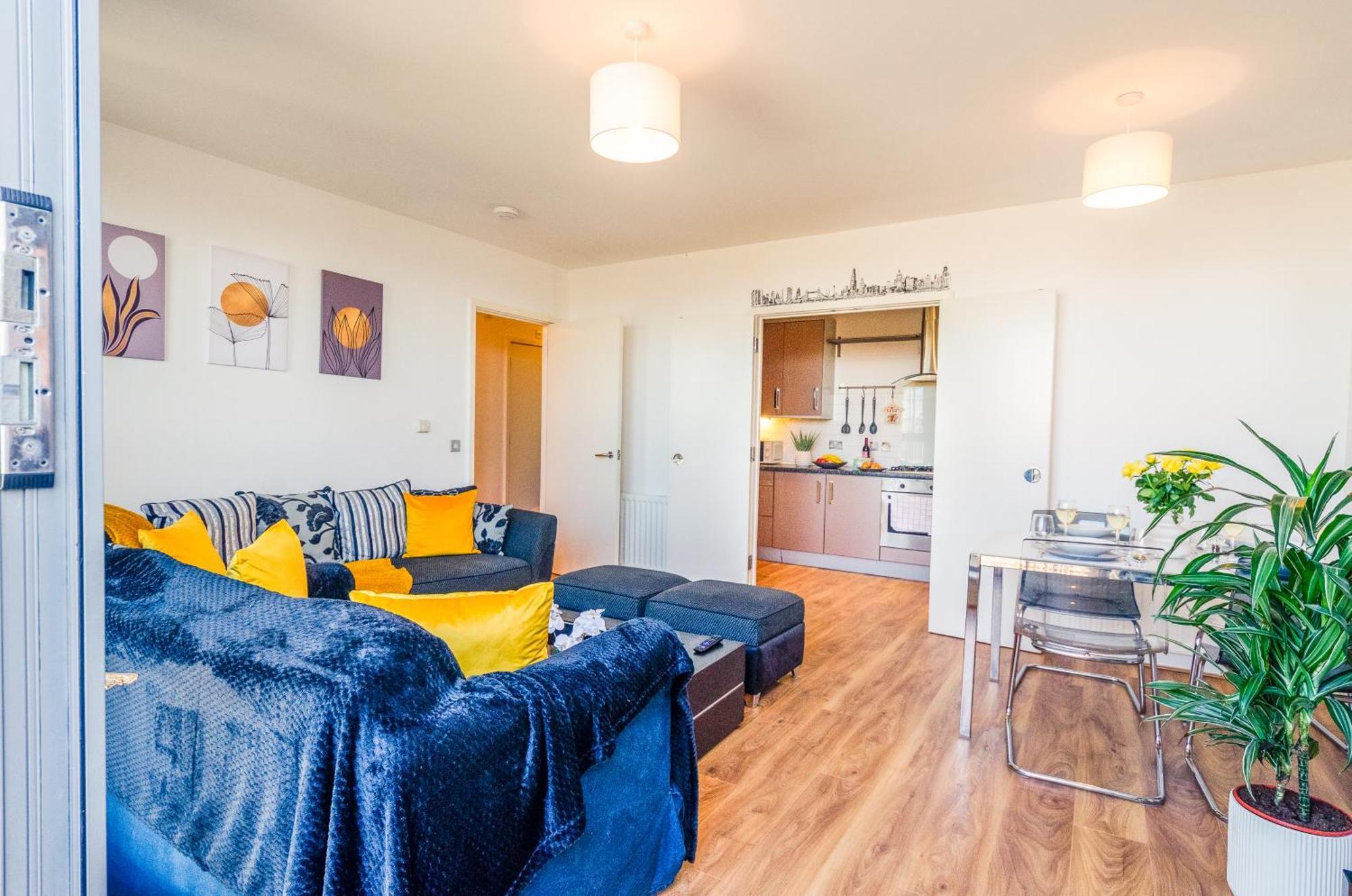 The Viewpoint - Modern Big 2 Bed Flat - Ideal For Longer & Business Travel London