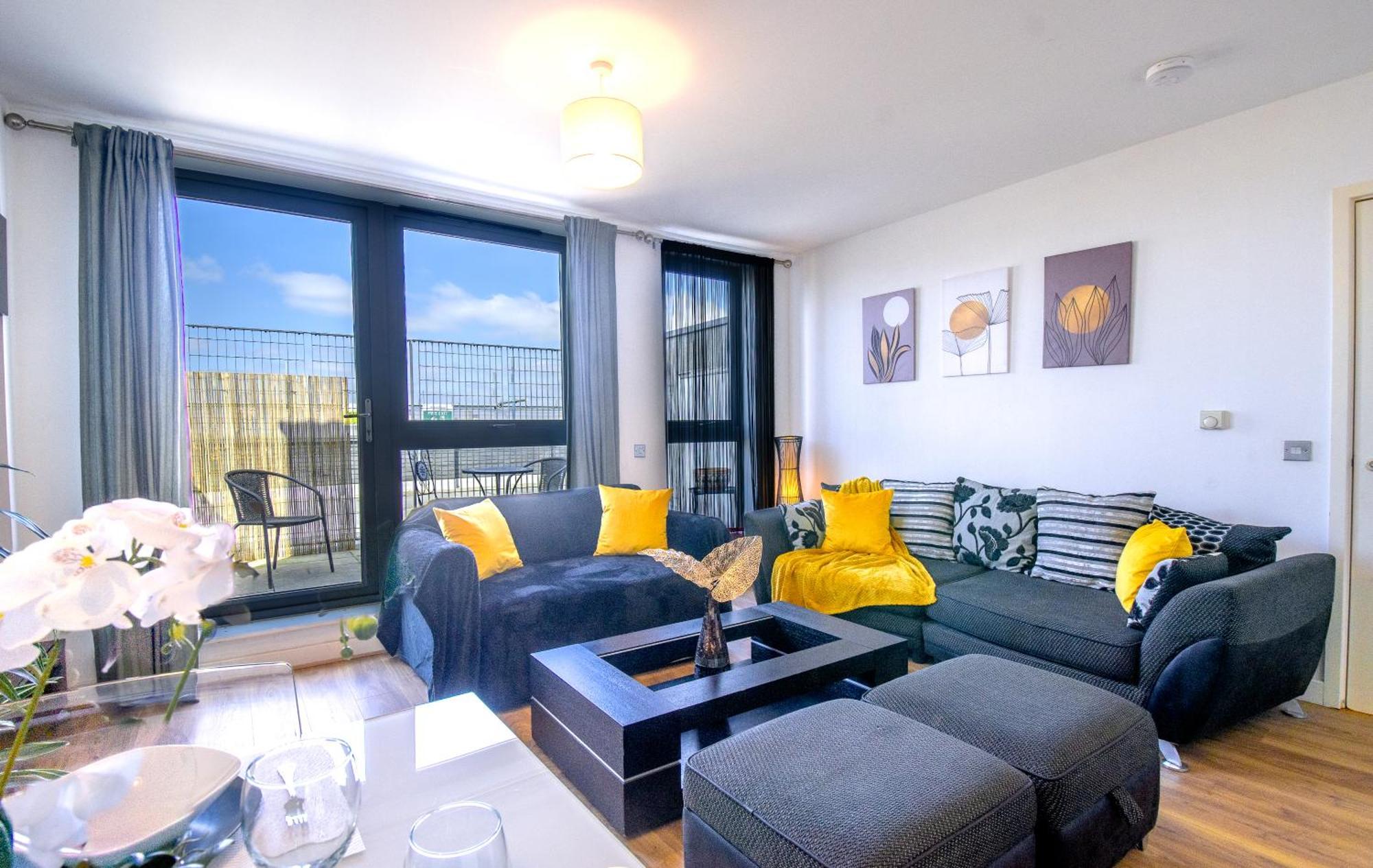 Apartment The Viewpoint - Modern Big 2 Bed Flat - Ideal For Longer & Business Travel