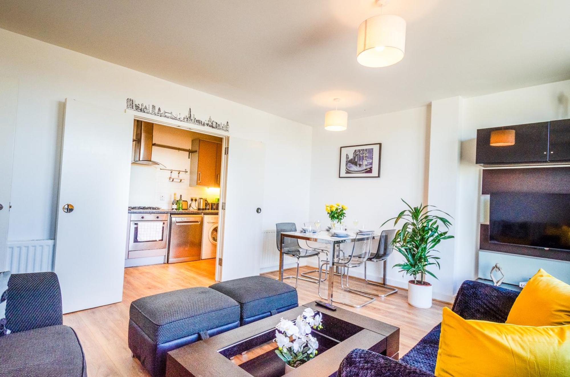 The Viewpoint - Modern Big 2 Bed Flat - Ideal For Longer & Business Travel Apartment London